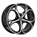 MSW msw 82 gloss black full polished gloss black full polished 18"(W19402001T56)