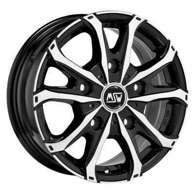 MSW msw 48 van gloss black full polished 18"
             W19391007T56